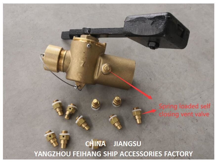 Dn6, Spring Loaded Self Closing Vent Valve For Sounding Self Closing Valves Material Bronze/Brass Connection Form Thread