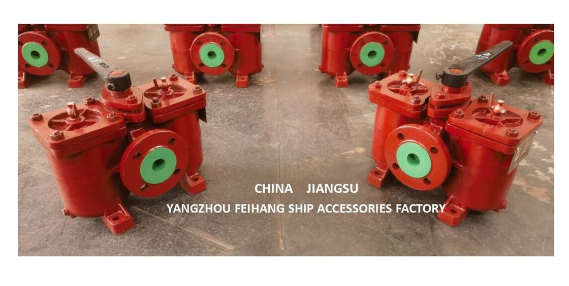 Duplex Oil Straines Duplex Basket Strainers Model AS50-0.4/0.22 Cb/T425 Body cast iron filter element, stainless steel