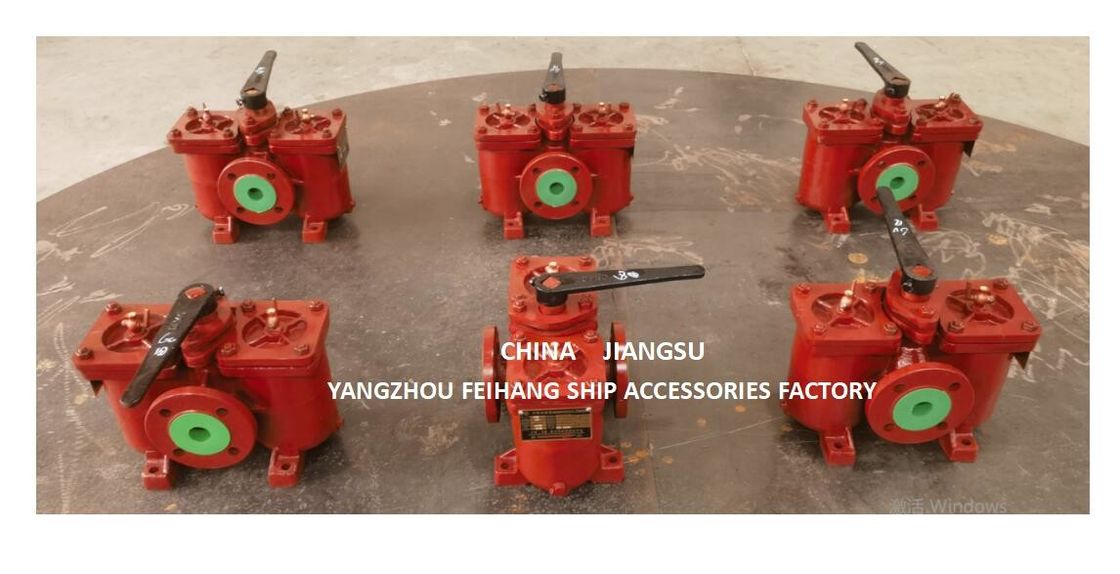 Duplex Oil Straines Duplex Basket Strainers Model AS50-0.4/0.22 Cb/T425 Body cast iron filter element, stainless steel
