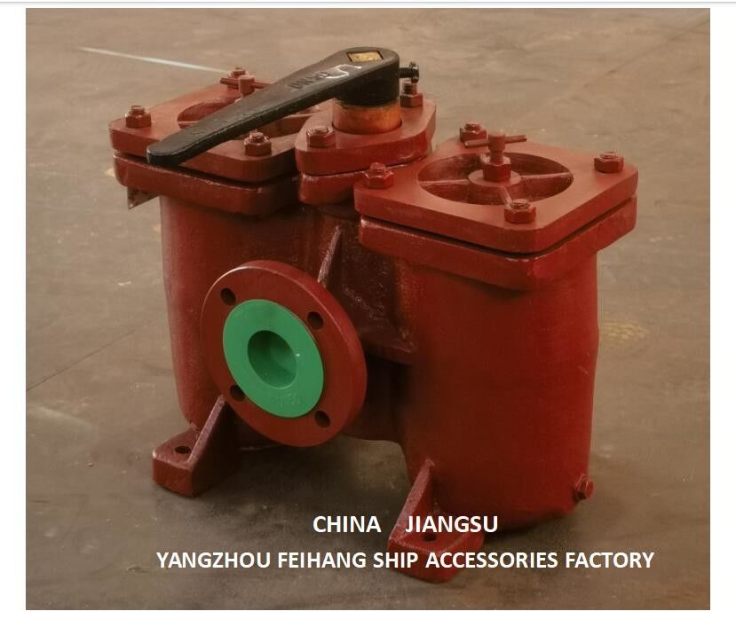 D.O. Delivery Pump Suction Double Oil Filter Model:AS50-0.75/0.26 Cb/T425-94 Double Oil Strainers