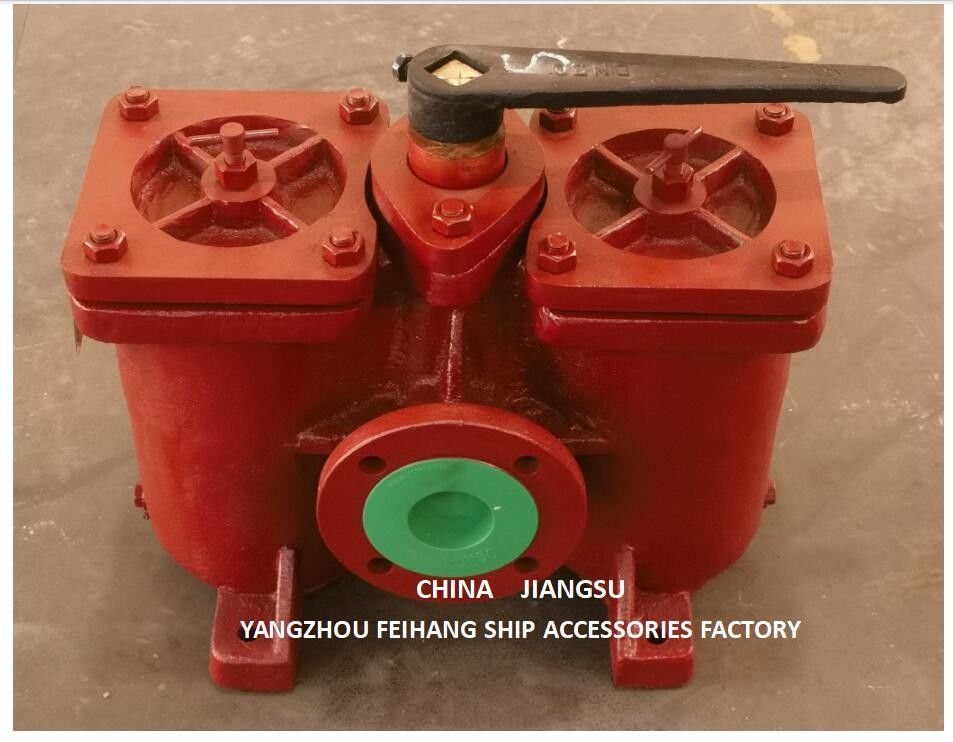 D.O. Delivery Pump Suction Double Oil Filter Model:AS50-0.75/0.26 Cb/T425-94 Double Oil Strainers