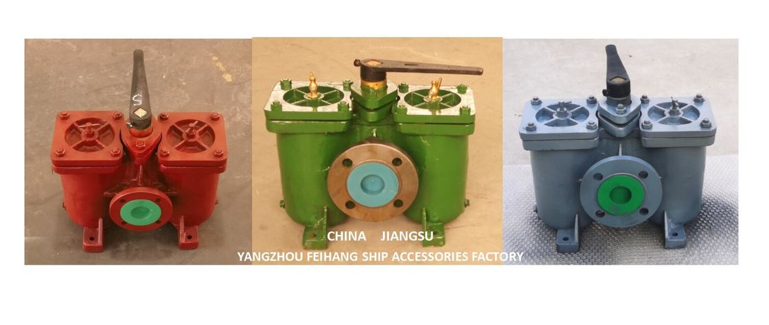 Marine Duplex Oil Strainers  Model AS50-0.16/0.09 Cb/T425-94  Marine Duplex Oil Filters
