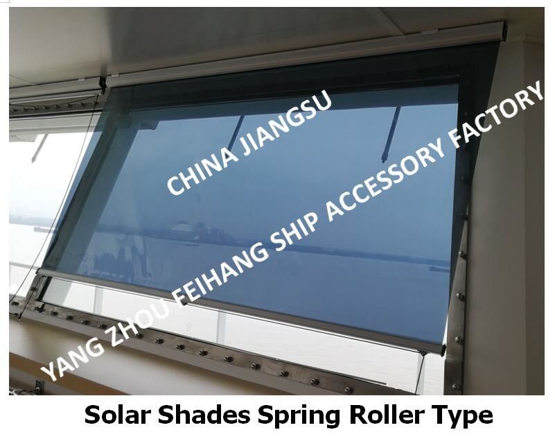 IMPA150721-Solar Shades Spring Roller Type The Automatic Positioning And Operation Of The Spring Are Convenient