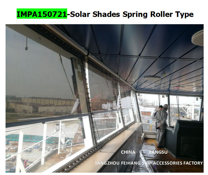 IMPA150721-Solar Shades Spring Roller Type The Automatic Positioning And Operation Of The Spring Are Convenient