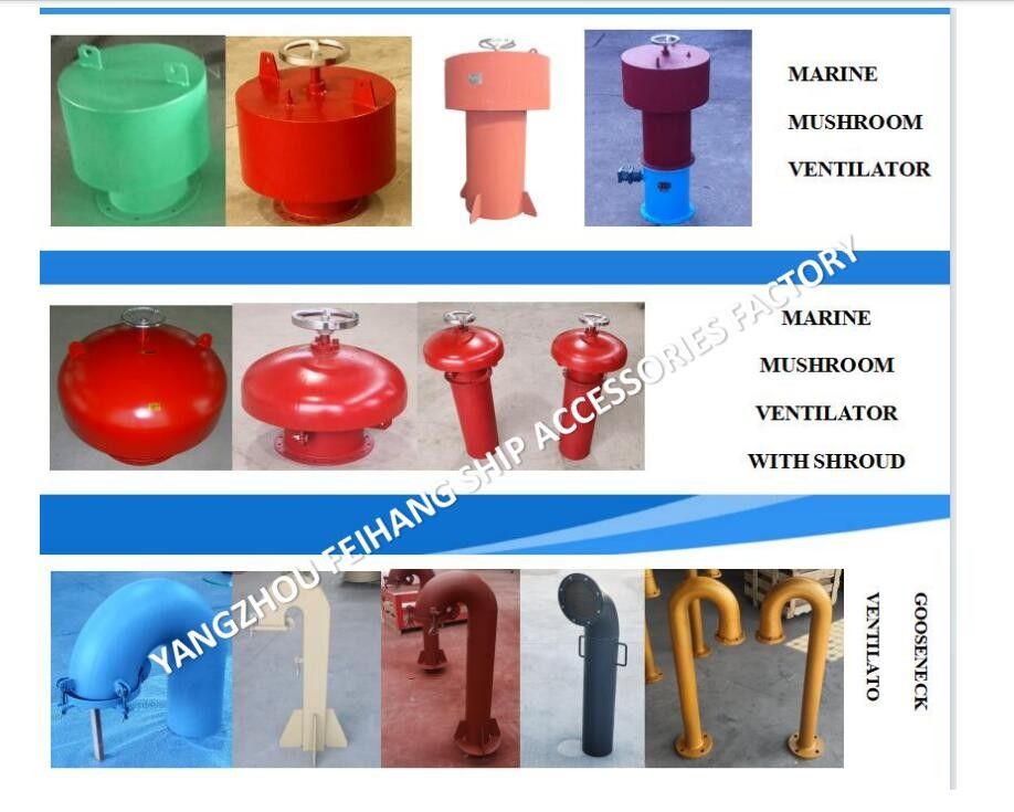 Marine Mushroom Ventilator Design Standards-Cb/T4444-2017 Marine Mushroom Vent  Marine-Mushroom Vent Hood
