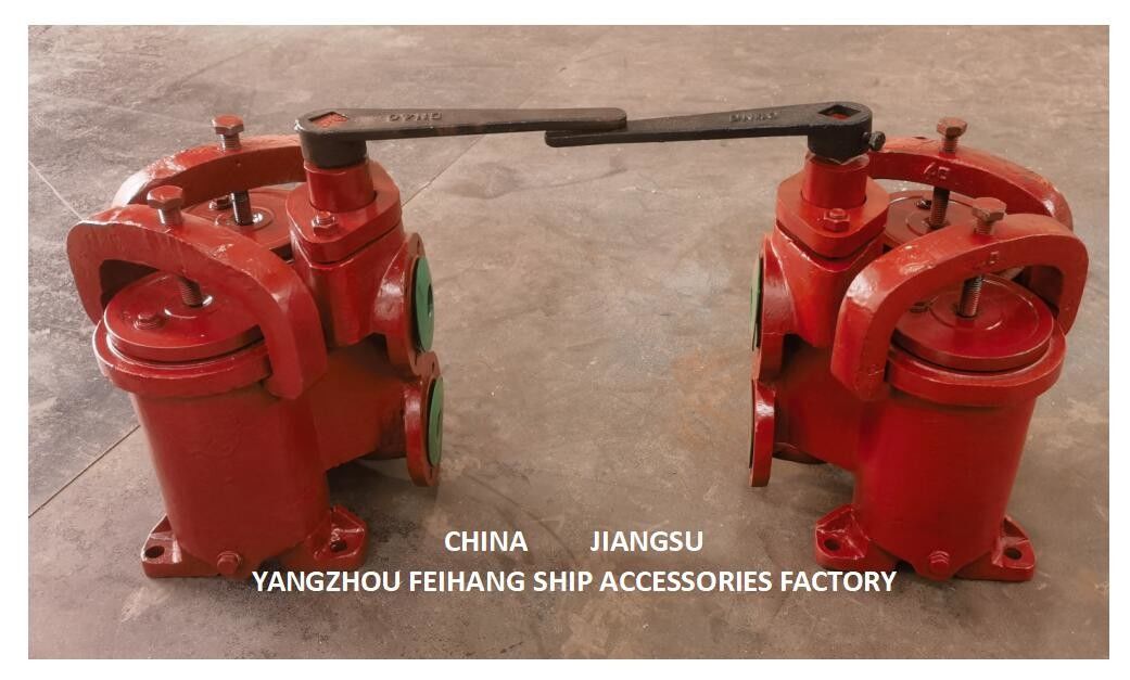 DUPLEX OIL STRAINER(U-TYPE) JIS 5K-25-100A & SMALL DUPLEX OIL STRAINER(U-TYPE)