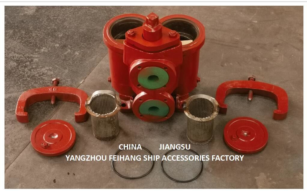 DUPLEX OIL STRAINER(U-TYPE) JIS 5K-25-100A & SMALL DUPLEX OIL STRAINER(U-TYPE)