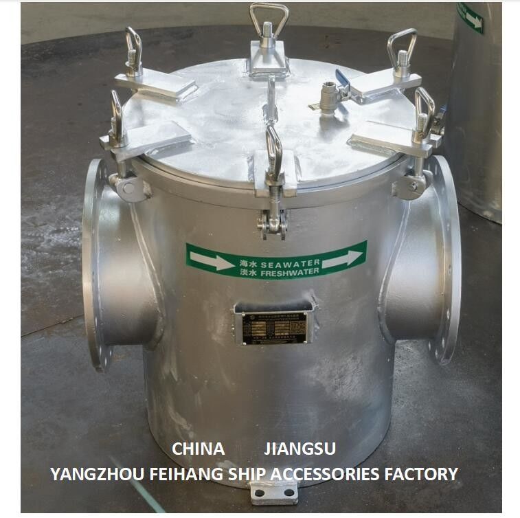 Carbon Steel Hot-Dip Galvanized Seawater Filter As250 Cb/T497 - Suction Coarse Water Filter A250 Cb/T497