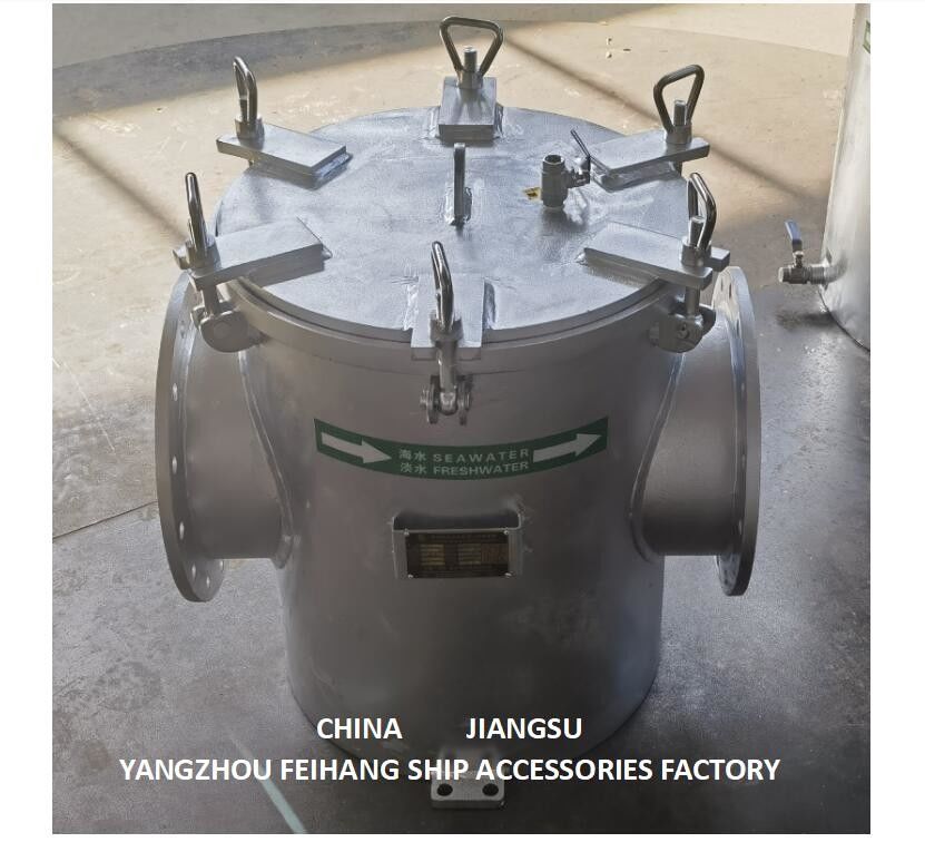 Carbon Steel Hot-Dip Galvanized Seawater Filter As250 Cb/T497 - Suction Coarse Water Filter A250 Cb/T497