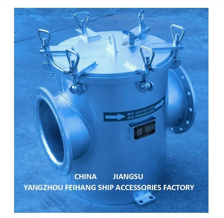 Dn250 Main Seawater Filter, Suction Coarse Water Filter Cb/T497-2012: Mainly Composed Of Connecting Pipe, Main Pipe