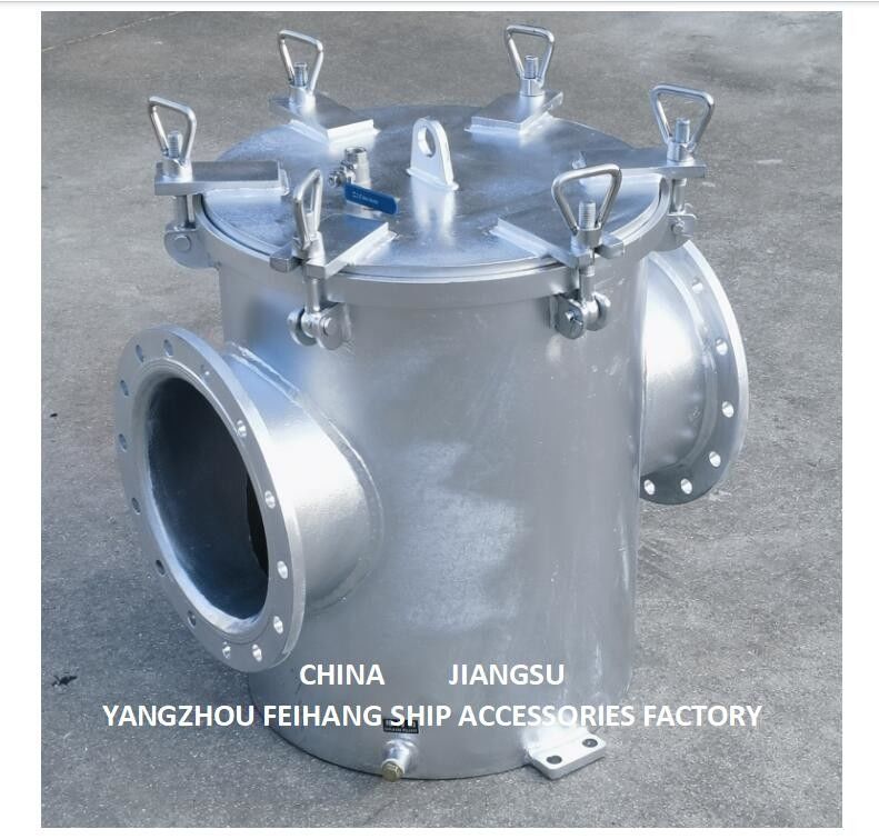 Dn250 Main Seawater Filter, Suction Coarse Water Filter Cb/T497-2012: Mainly Composed Of Connecting Pipe, Main Pipe