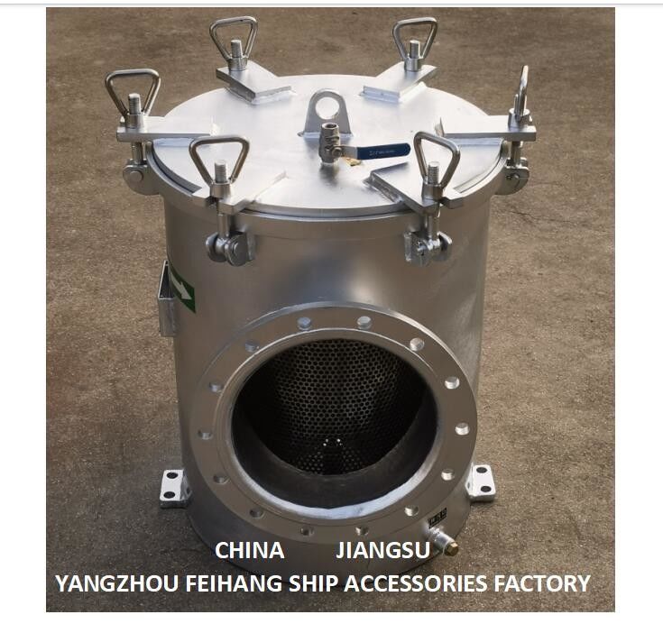 Dn250 Main Seawater Filter, Suction Coarse Water Filter Cb/T497-2012: Mainly Composed Of Connecting Pipe, Main Pipe