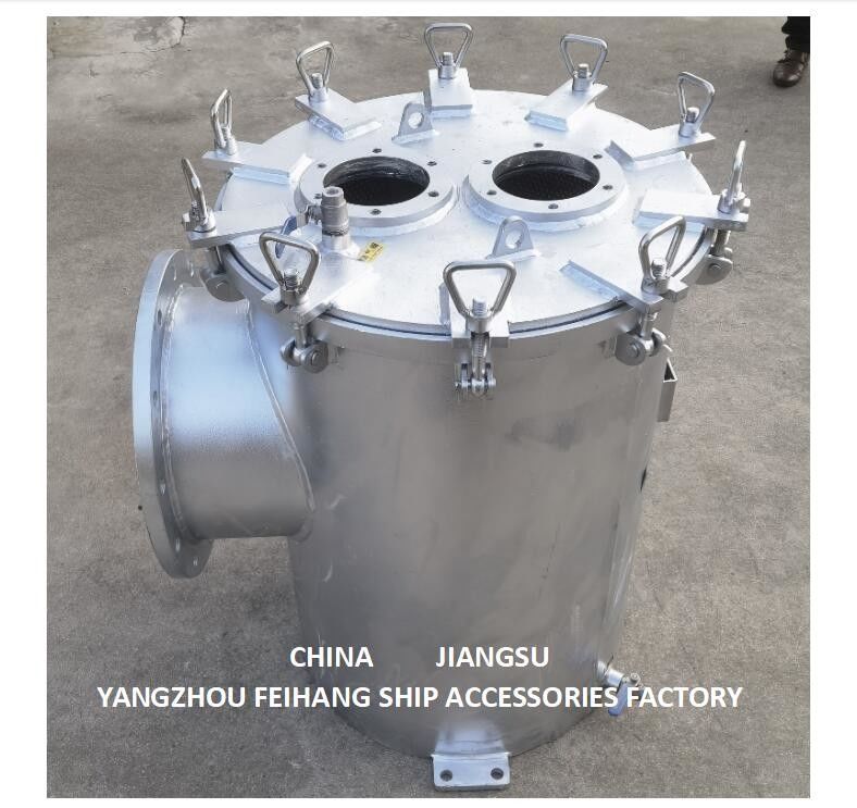 Desulfurization Tower Seawater Filter Angle Type- Suction Coarse Water Filter Model Bls350 Cb/T497-2012