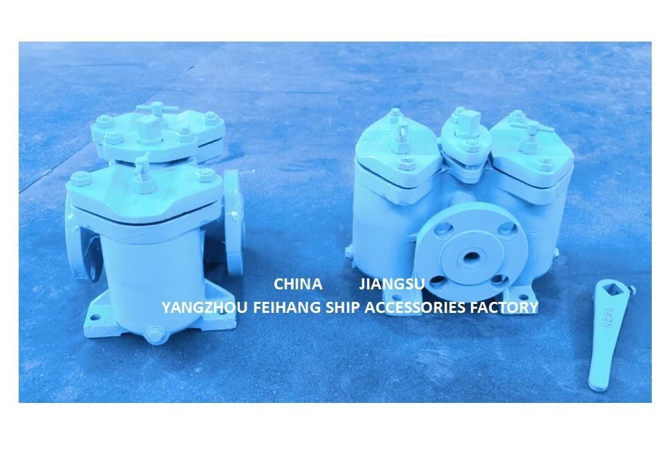 Marine Duplex Oil Strainer Model:As25-0.75/0.26 For Fuel Oil Pump Suction Or Lube Oil Pump Suction