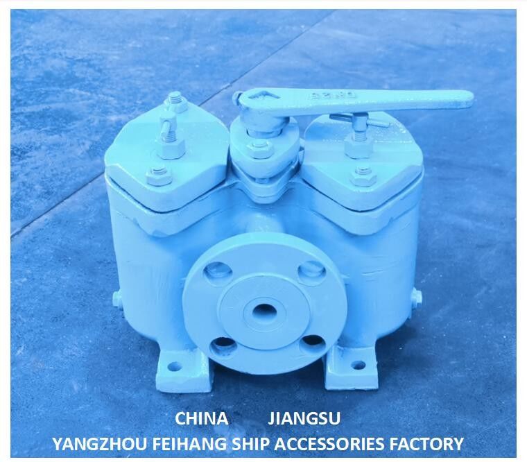 Marine Duplex Oil Strainer Model:As25-0.75/0.26 For Fuel Oil Pump Suction Or Lube Oil Pump Suction