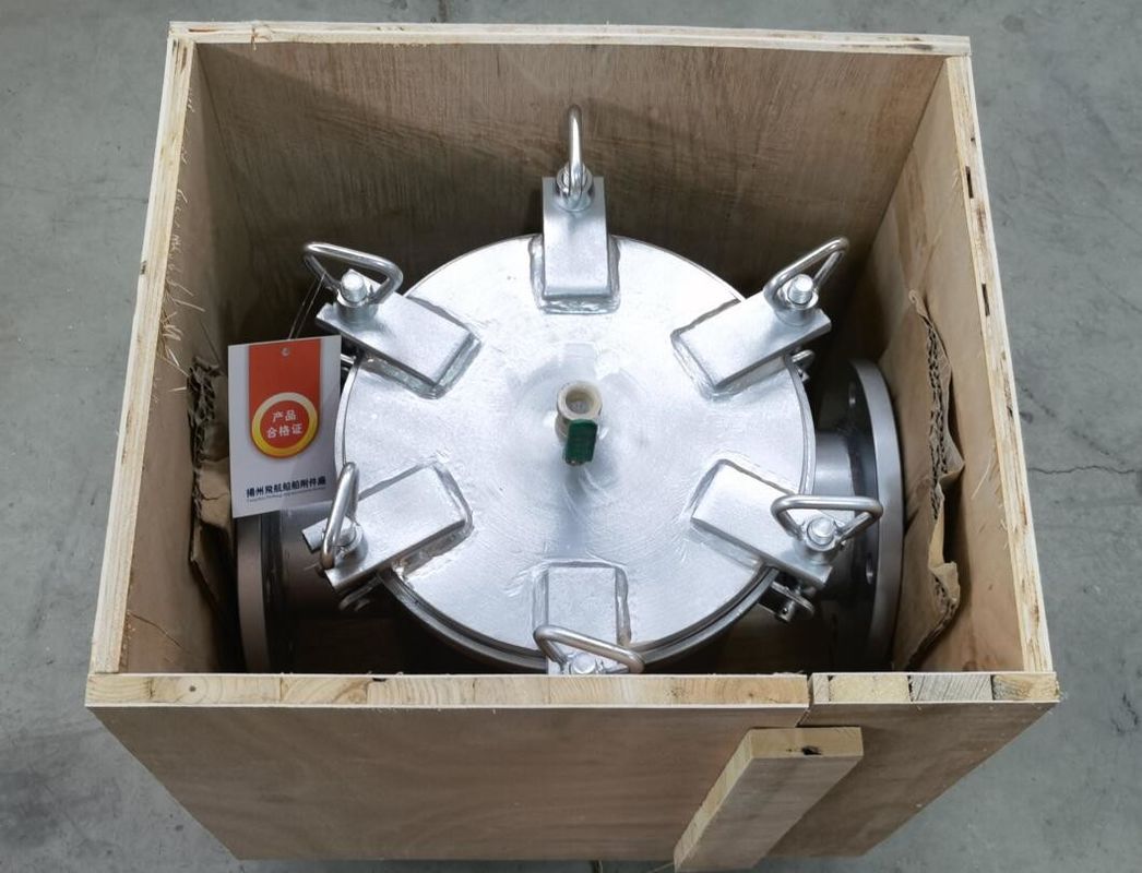 Through Type Seawater Filter With Exhaust Valve And Discharge Outlet Model As125 Cb/T497