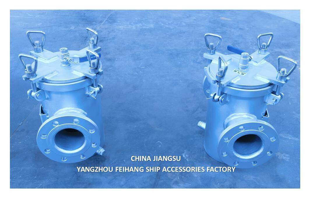 Stainless Steel Seawater Filter - Marine Single  Seawater Filter Model AS80 CB/T497