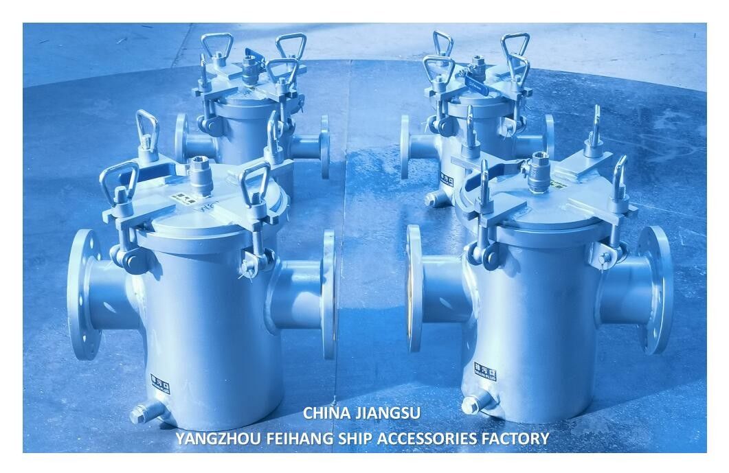 AS80 CB/T497 Stainless Steel Seawater Filter - Marine Single  Seawater Filter Model