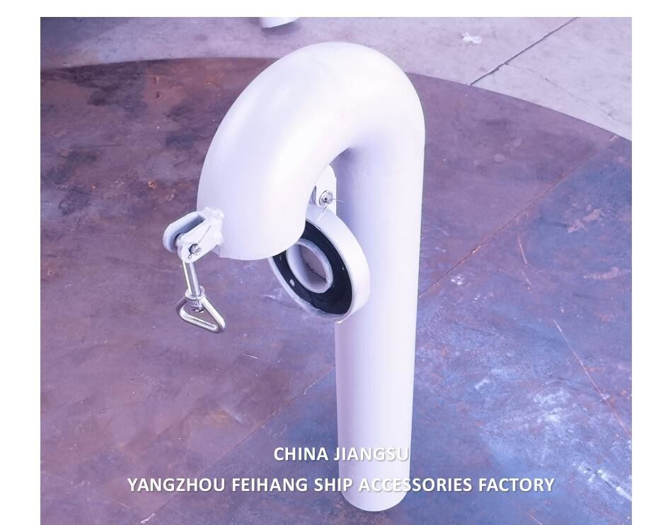 Mrine Deck Round Goose Neck Ventilation Diameter 100mm,  AB Type, With Flap Valve (Goose Neck Shall Be Closable)