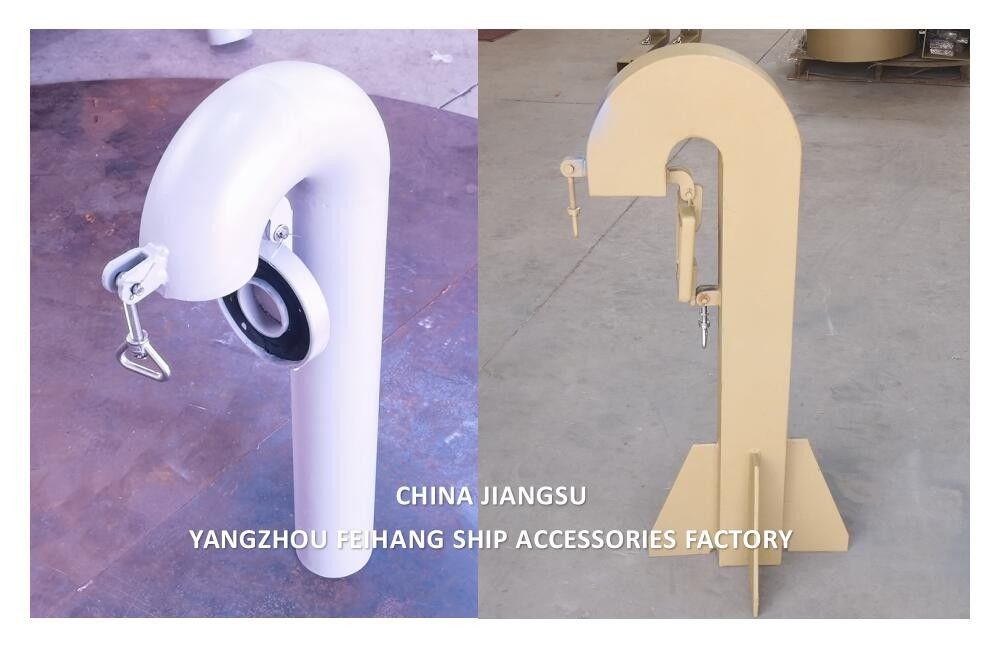 Mrine Deck Round Goose Neck Ventilation Diameter 100mm,  AB Type, With Flap Valve (Goose Neck Shall Be Closable)