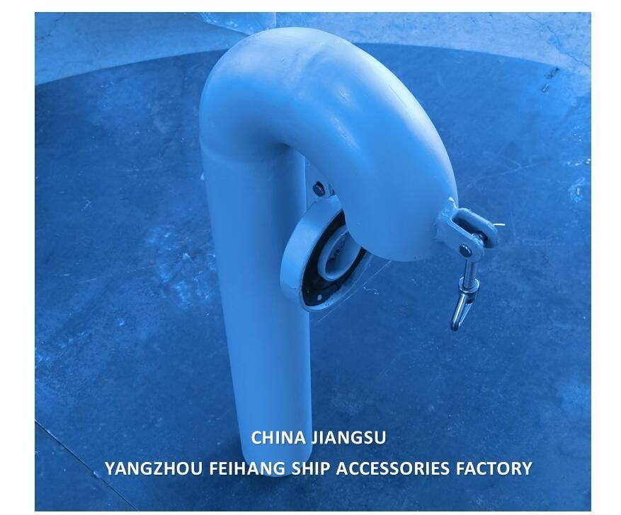Mrine Steel Goose Neck Ventilation Diameter 100mm, Round Type, With Flap Valve (Goose Neck Shall Be Closable)