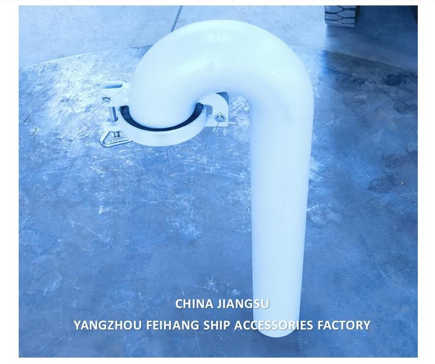 Mrine Steel Goose Neck Ventilation Diameter 100mm, Round Type, With Flap Valve (Goose Neck Shall Be Closable)
