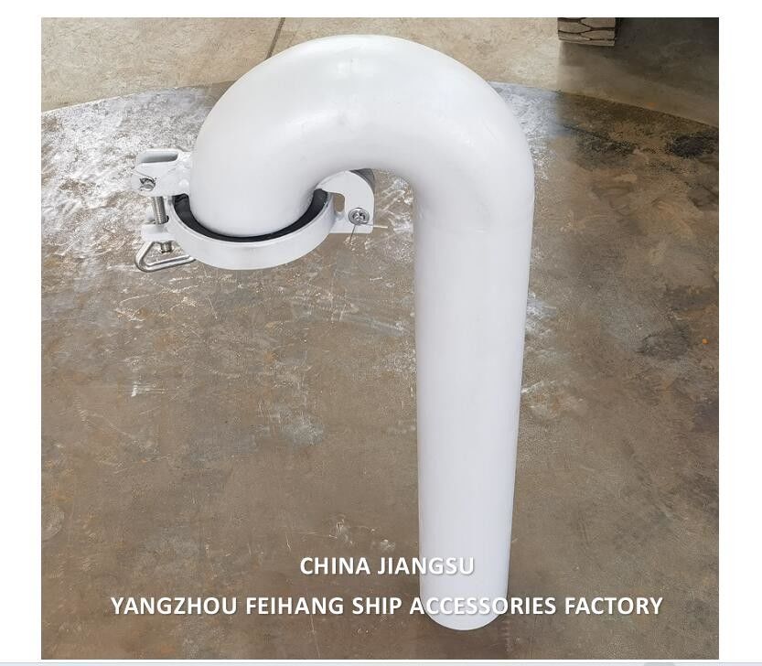 Mrine Deck Round Goose Neck Ventilation Diameter 100mm,  AB Type, With Flap Valve (Goose Neck Shall Be Closable)