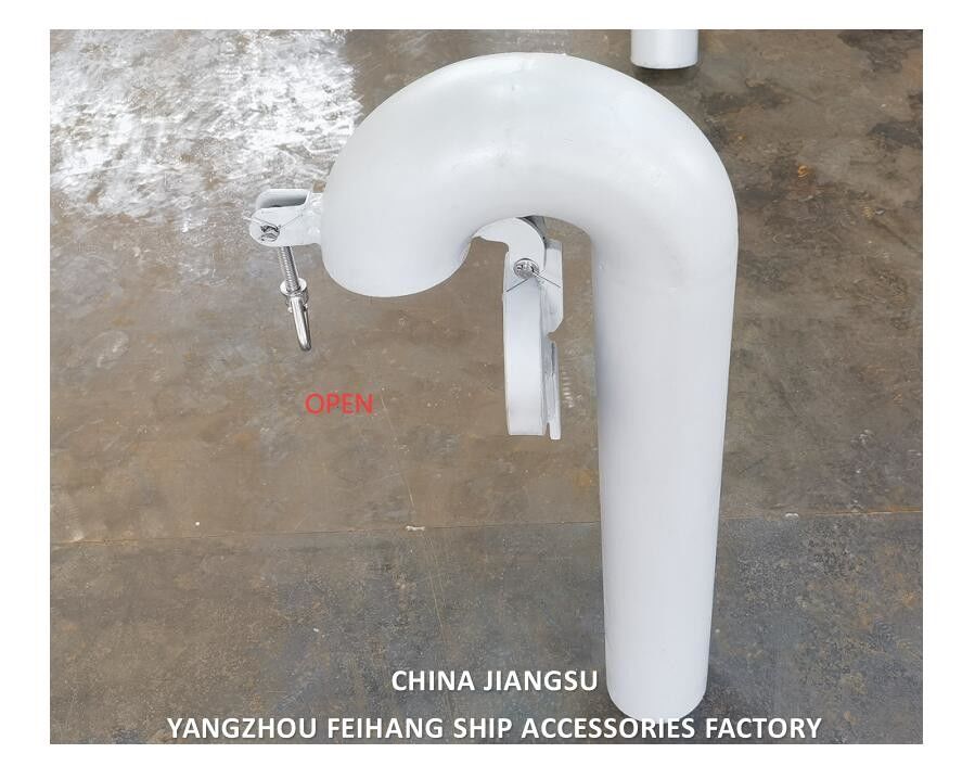 Mrine Deck Round Goose Neck Ventilation Diameter 100mm,  AB Type, With Flap Valve (Goose Neck Shall Be Closable)