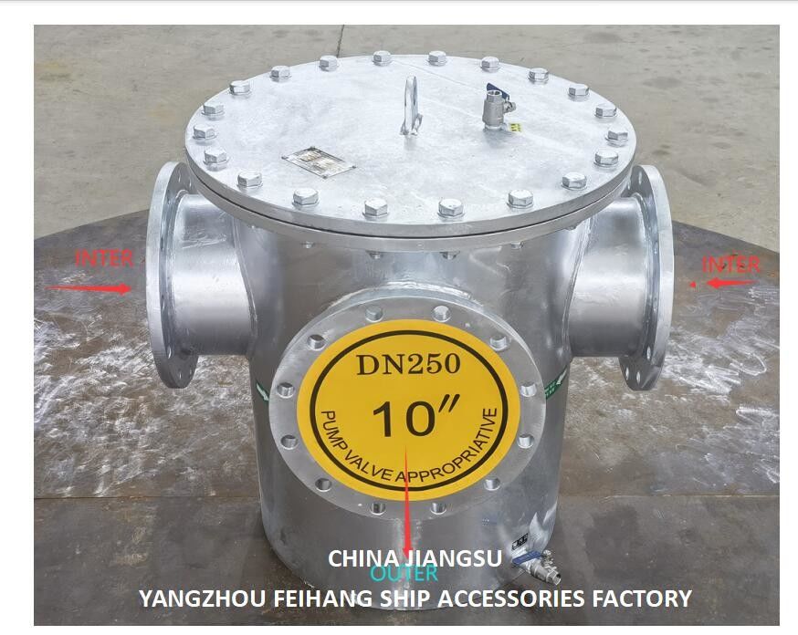 3 Type 3ways Can Water Straines Modle Fh-3t-250a Body Carbon Steel, Filter Cartridge Stainless Steel