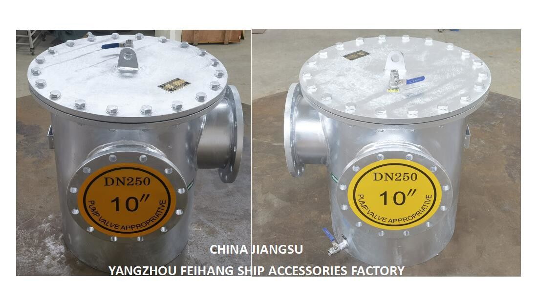 3 Type 3ways Can Water Straines Modle Fh-3t-250a Body Carbon Steel, Filter Cartridge Stainless Steel