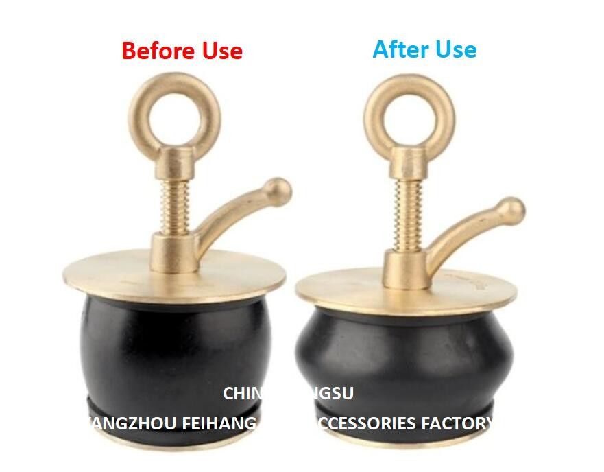 Ship Adjustable Scupper Plugs from 100-135mm Model Nc No.50-1125a Cover Plate Made Of Copper, Body-Rubber