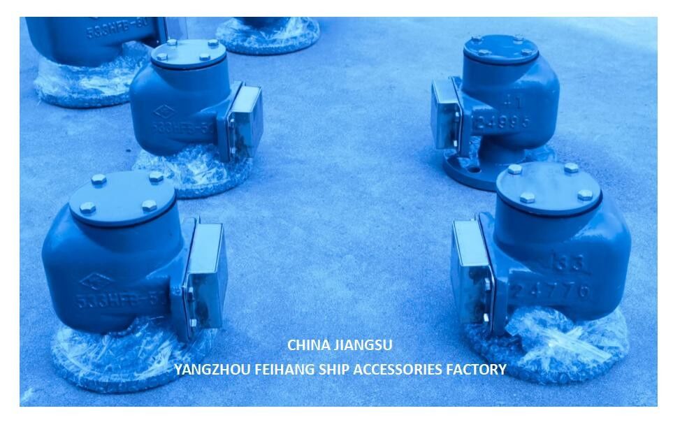 No.533hfb-50a Air Vent Head For Sewage Tank With SUS316l Floater Nbr Gasket 0.3mpa