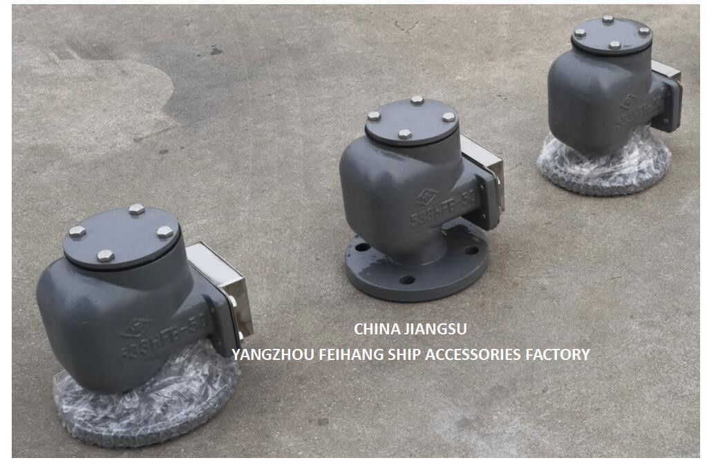NO.533HFB-50A AIR VENT HEAD FOR OVERFLOW TANK WITH SUS316L FLOATER NBR GASKET 0.3MPA