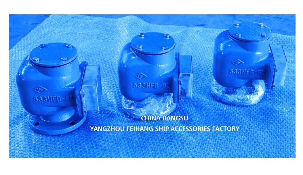 AIR PIPE HEAD NO.533HFB-65A AIR VENT HEAD FOR FEED WATER TANK WITH SUS 316L FLOATING DISC