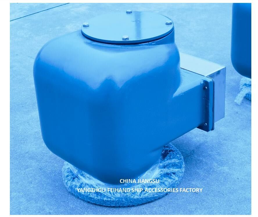 BILGE OIL W. T. AIR VENT HEAD NO.533HFB-150A MARINE AIR PIPE HEAD BODY CAST IRON WITH STAINLESS STEEL FLOAT