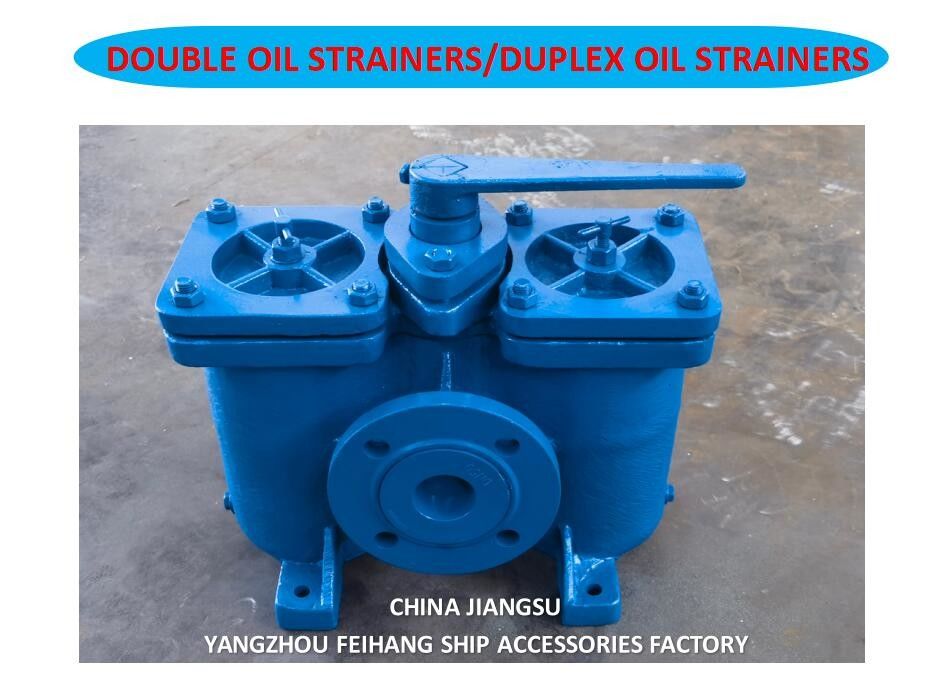 Shipping Duplex Oil Strainers & Double Oil Strainer Model AS16050 Cb/T425 Body Cast Iron Filter Cartridge Stainless Steel