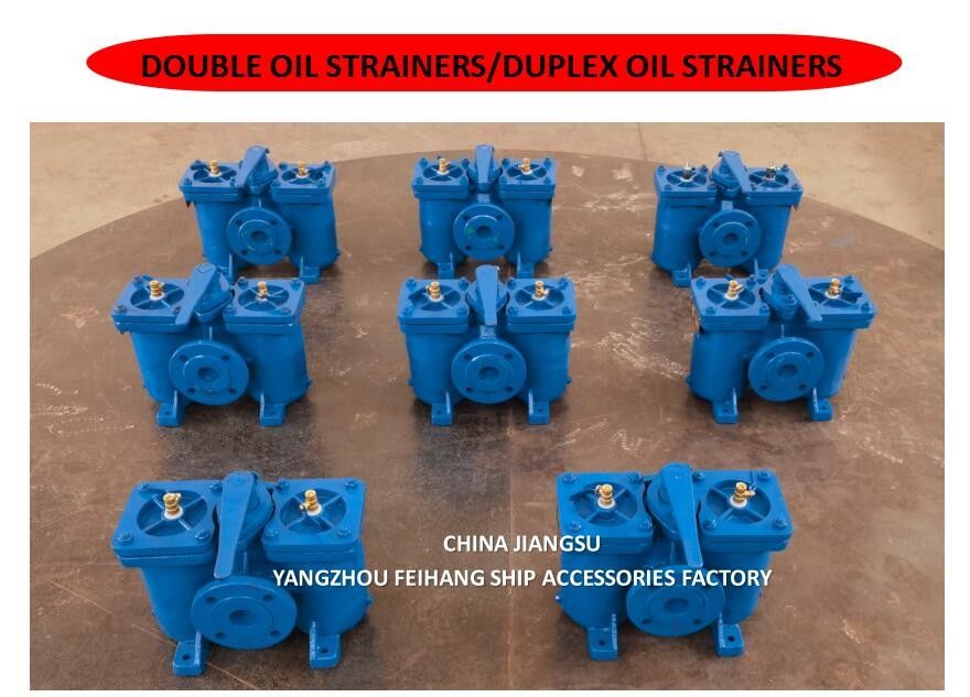 Shipping Duplex Oil Strainers & Double Oil Strainer Model AS16050 Cb/T425 Body Cast Iron Filter Cartridge Stainless Steel