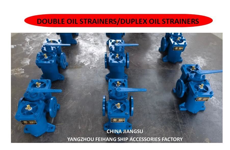 Shipping Duplex Oil Strainers & Double Oil Strainer Model AS16050 Cb/T425 Body Cast Iron Filter Cartridge Stainless Steel