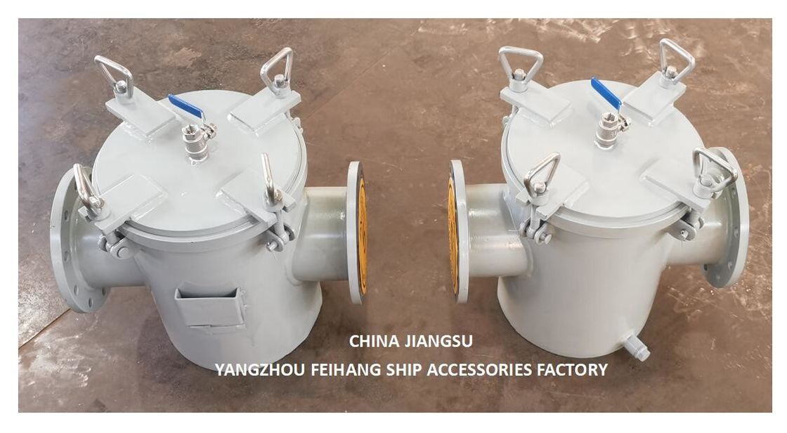 Model As125 CBM1061-81 Straight Through Type Sea Water Strainers  Body Galvanized, With Stainless Steel Filter Cartridge