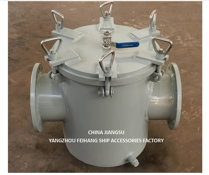 Model As125 CBM1061-81 Straight Through Type Sea Water Strainers  Body Galvanized, With Stainless Steel Filter Cartridge