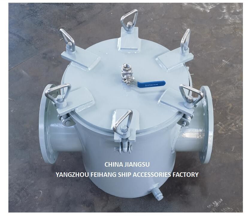Model As125 CBM1061-81 Straight Through Type Sea Water Strainers  Body Galvanized, With Stainless Steel Filter Cartridge