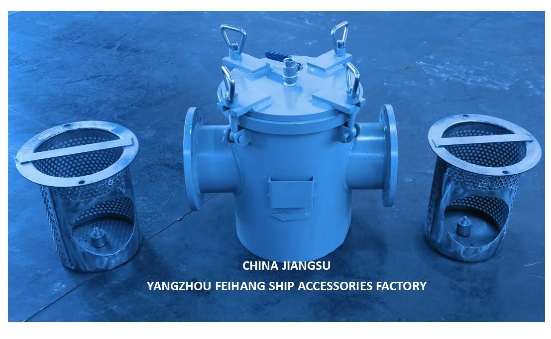 Model As125 CBM1061-81 Straight Through Type Sea Water Strainers  Body Galvanized, With Stainless Steel Filter Cartridge