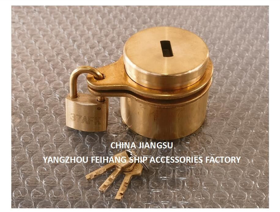 NC NO.37AFK-50A FILLING CAP WITH LOCKING DEVICE MODELS AIR PIPE & SOUNDING PIPE FITTINGS  MATERIAL - COPPER