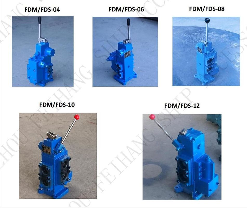 FDS08 CONTROL VALVE WINCH CONTROL BLOCK FOR SERIES HYDRAULIC CIRCUITS Size 25a,Flow 200l/Min