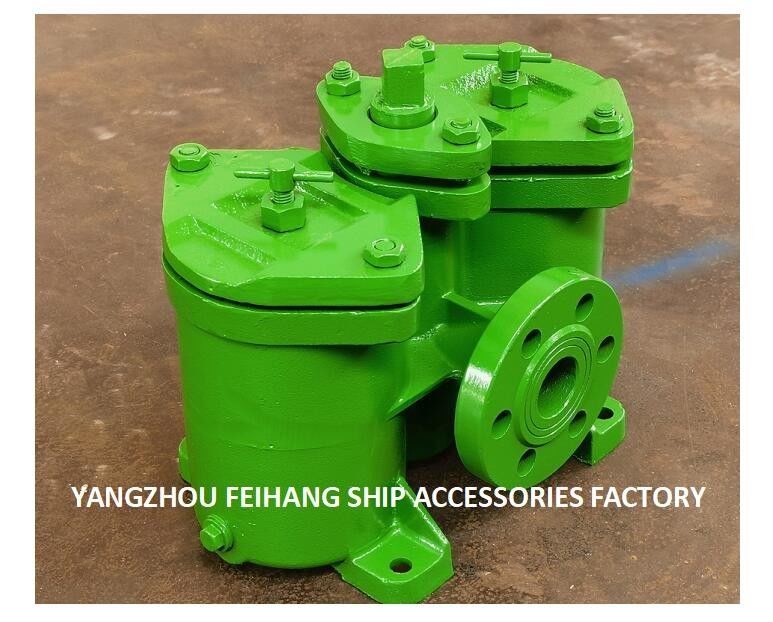 Duplex Basket Oil Filter Model AS32 CB/T425 For Continuous Operations Without Cleaning Shutdown