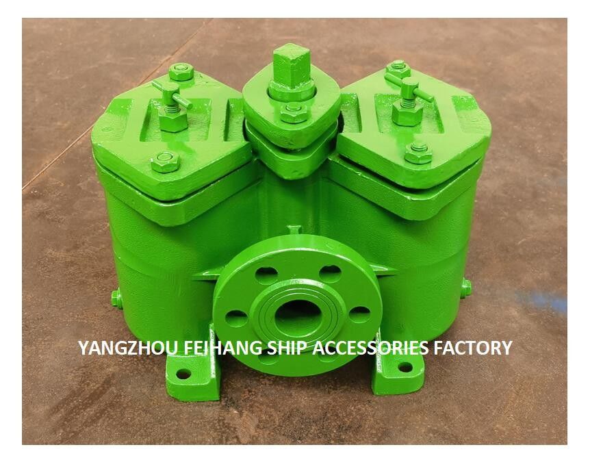 Duplex Basket Oil Filter Model AS32 CB/T425 For Continuous Operations Without Cleaning Shutdown