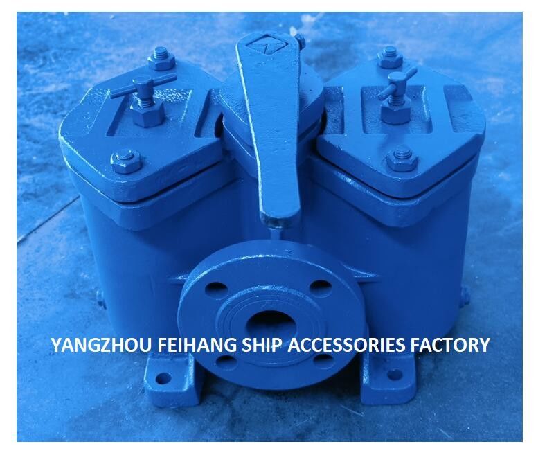 Duplex Basket Oil Filter Model AS32 CB/T425 For Continuous Operations Without Cleaning Shutdown