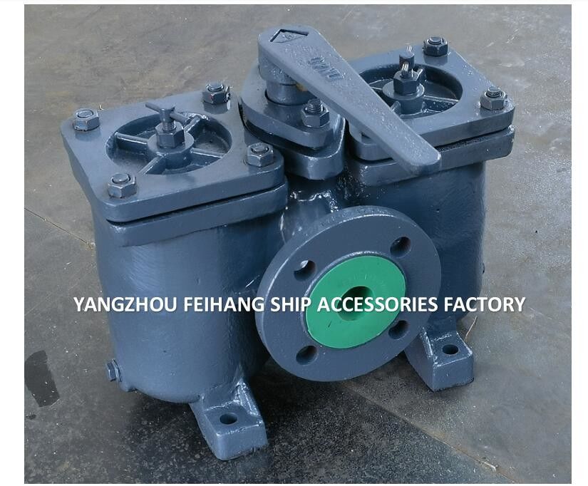 Technical Parameter Table For AS40 CB/T425 Duplex Oil Filter Double Oil Strainers Cast Iron Body With Filter Element