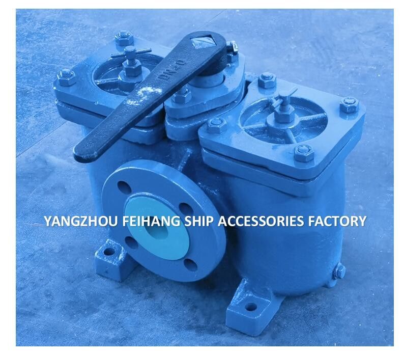 Technical Parameter Table For AS40 CB/T425 Duplex Oil Filter Double Oil Strainers Cast Iron Body With Filter Element