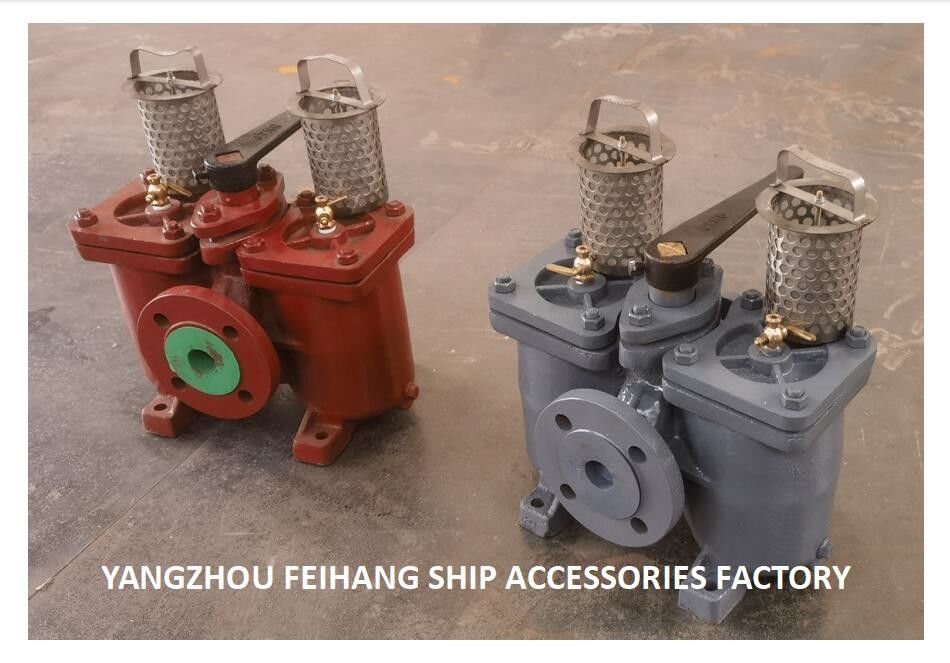 Technical Parameter Table For AS40 CB/T425 Duplex Oil Filter Double Oil Strainers Cast Iron Body With Filter Element